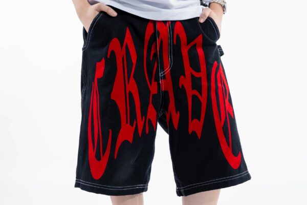 Medieval Jorts - Red