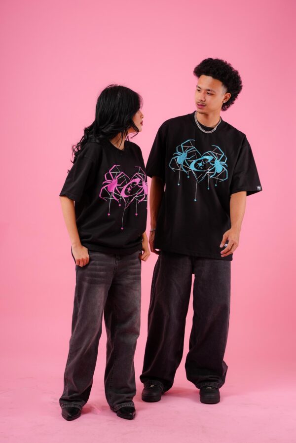 BEN03054 Spider Heart - Blue