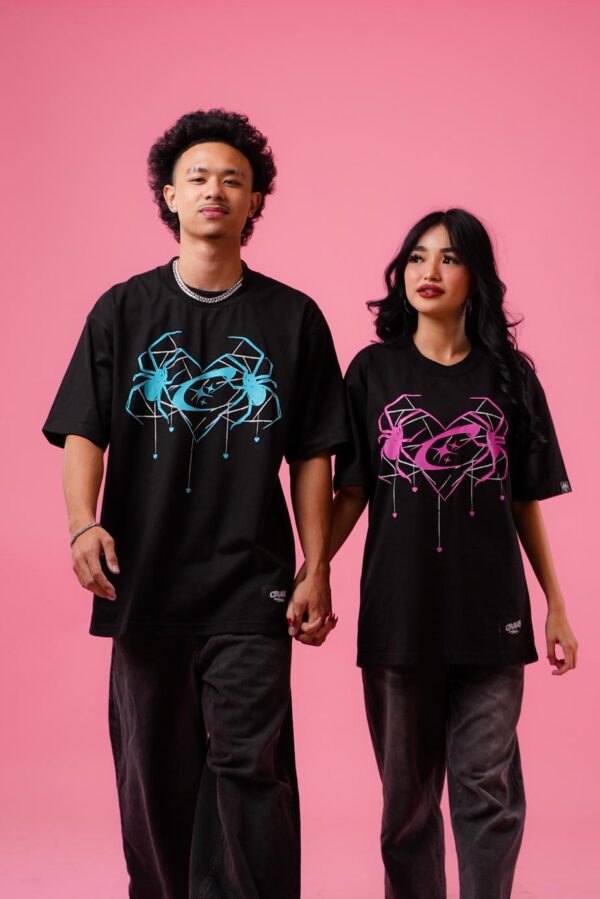 BEN03139 Spider Heart - Blue