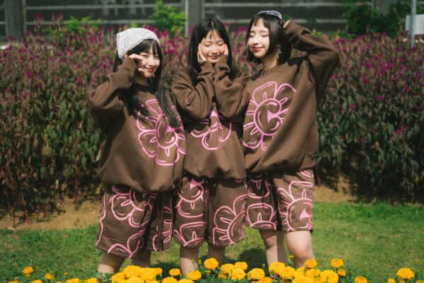 Floral Sweatshirt - Brown