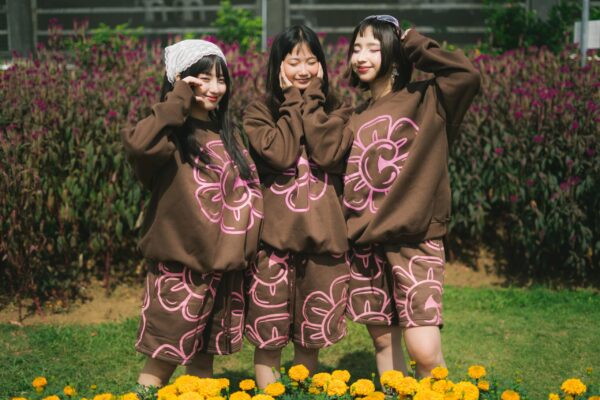 Floral Sweatshirt - Brown