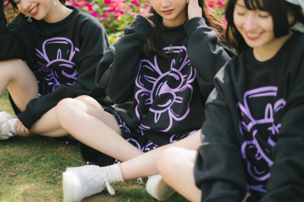 Floral Sweatshirt - Black