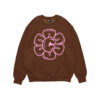 Floral Sweatshirt - Brown