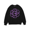 Floral Sweatshirt - Black