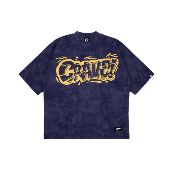 Acid Wash - Navy Blue