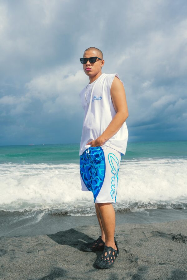 Initials Sando - Blue