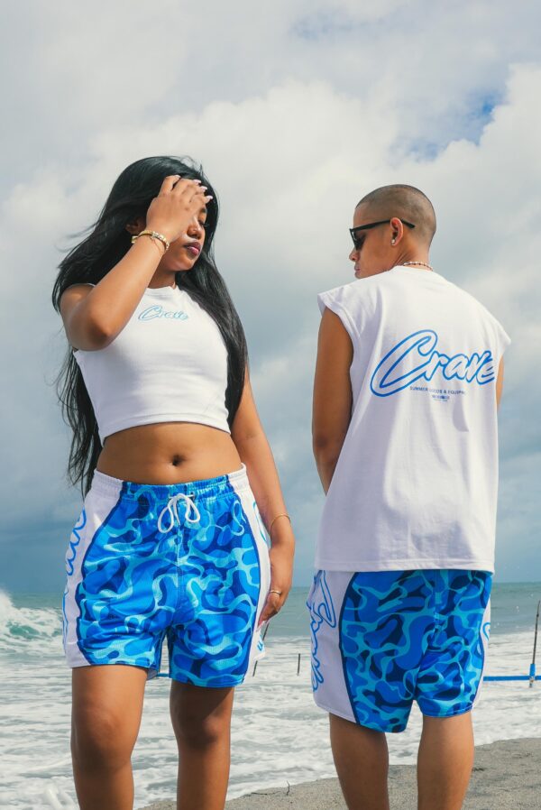 Initials Sando - Blue