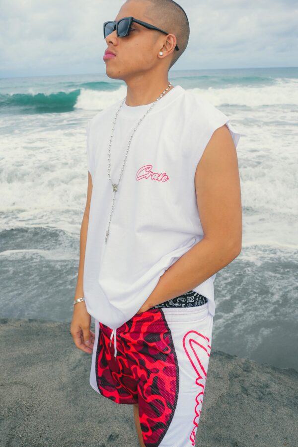 BEN05091 Summer Short - Red