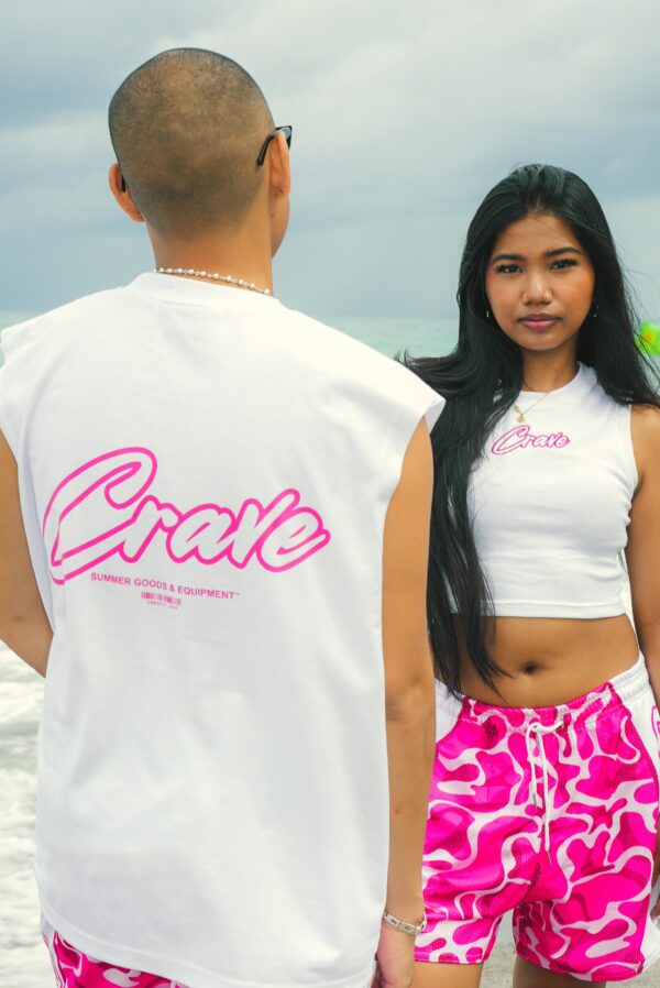 Initials Baby Tee - Pink