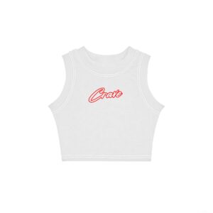 Initials Baby Tee - Red