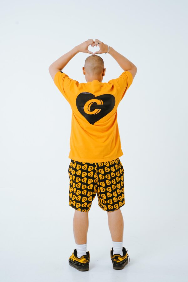Heart-C Tee - Yellow