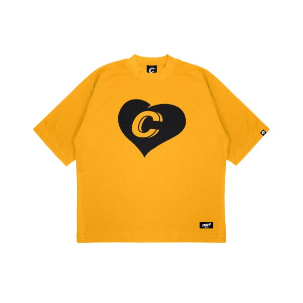 Heart-C Tee - Yellow