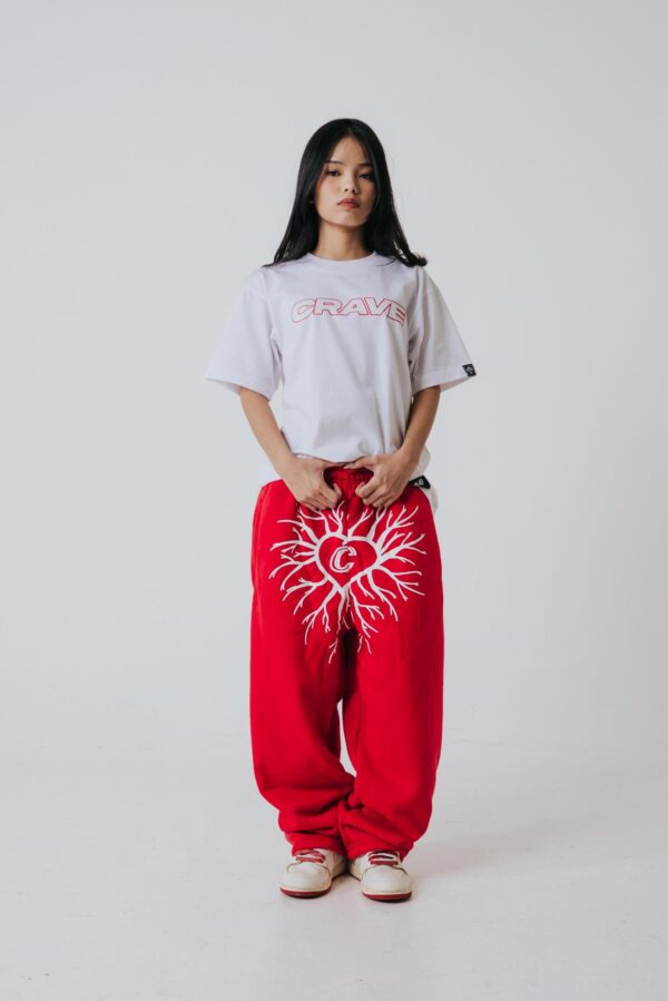BEN02231 Bloody Roots Pants - Red