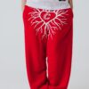 BEN02269 Bloody Roots Pants - Red