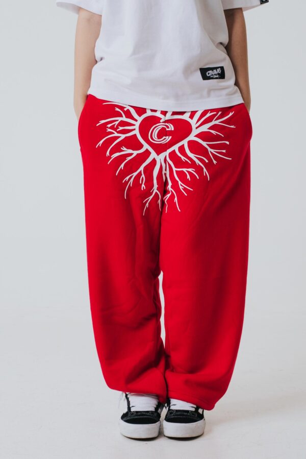 BEN02269 Bloody Roots Pants - Red
