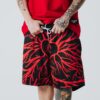 Bloody Roots Mesh Short - Black