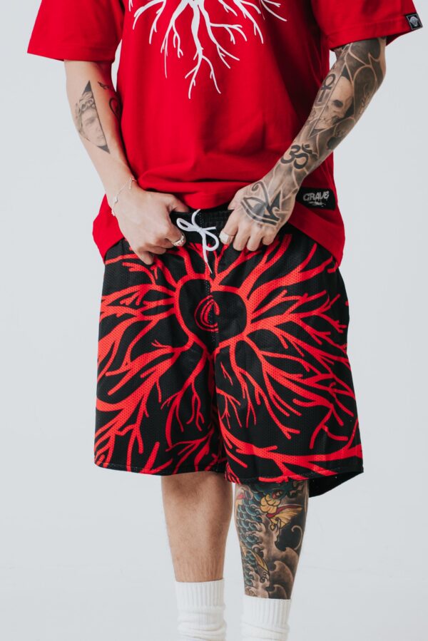 Bloody Roots Mesh Short - Black