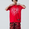 BEN02447 Bloody Roots Tee - Red
