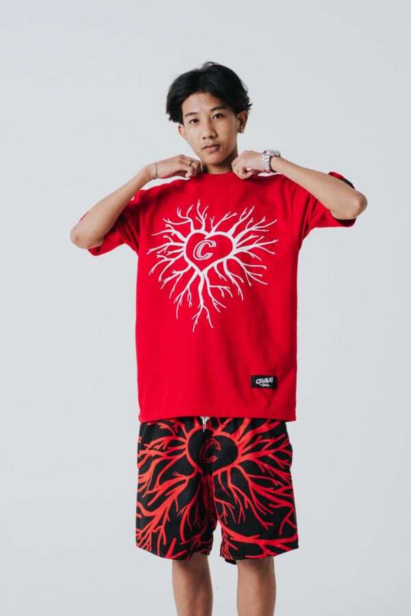 BEN02447 Bloody Roots Tee - Red