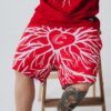 Bloody Roots Mesh Short - Red