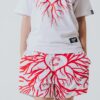 Bloody Roots Mesh Short - White