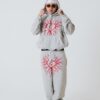 Bloody Roots Hoodie - Gray