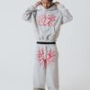 Bloody Roots Hoodie - Gray