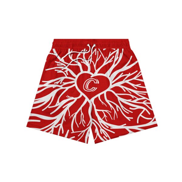 Bloody Roots Mesh Short - Red