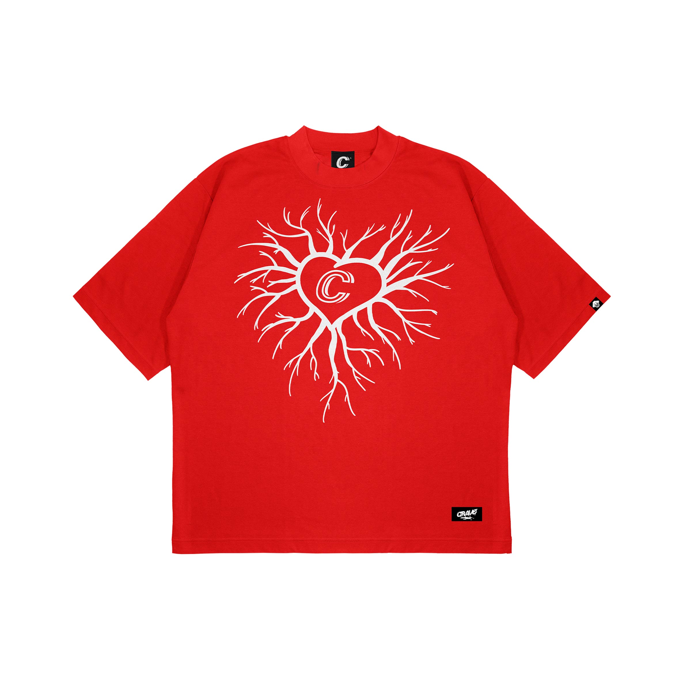 Bloody Roots Tee – Red – Crave Clothing.co
