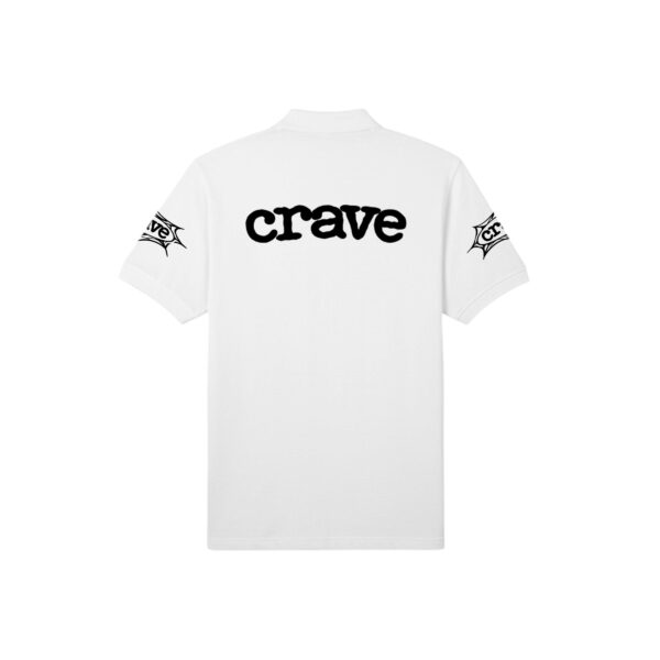 WEB-POLO-WHITE-BACK Web Polo Shirt - White