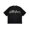 WEB-SIGNATURE-BLACK Web Signature Script Tee - Black