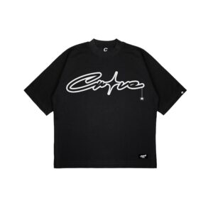 Web Signature Script Tee - Black