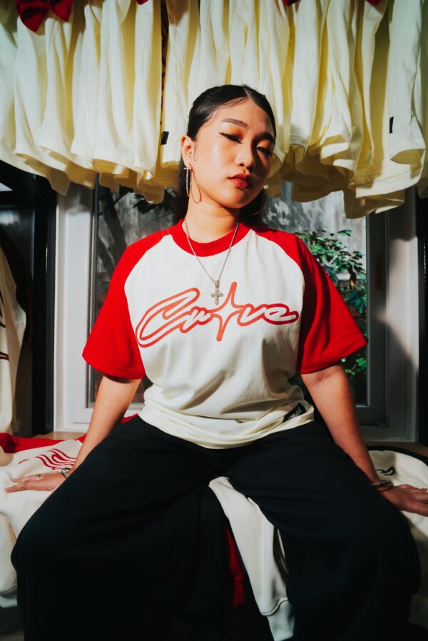 BEN05388 Raglan Tee - Red