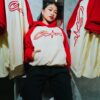 Raglan Hoodie - Red