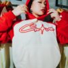Raglan Hoodie - Red