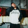 BEN06253 Raglan Hoodie - Black