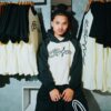 BEN06289 Raglan Hoodie - Black