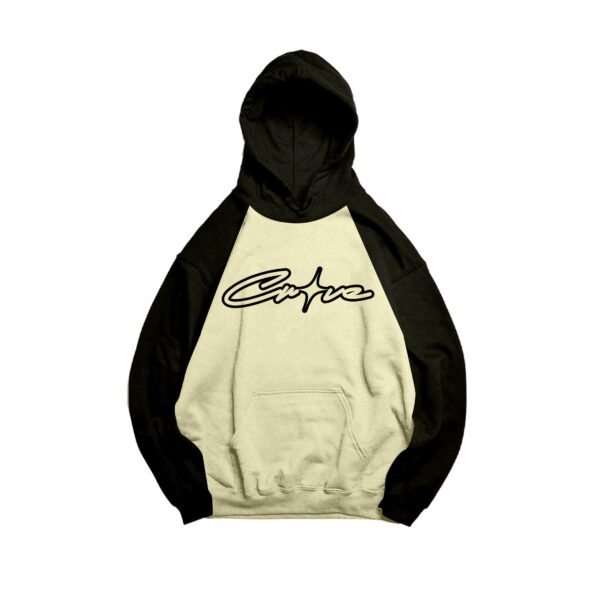 RAGLAN-HOODIE-BLACK Raglan Hoodie - Black