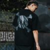 Skull Army Tee - Black