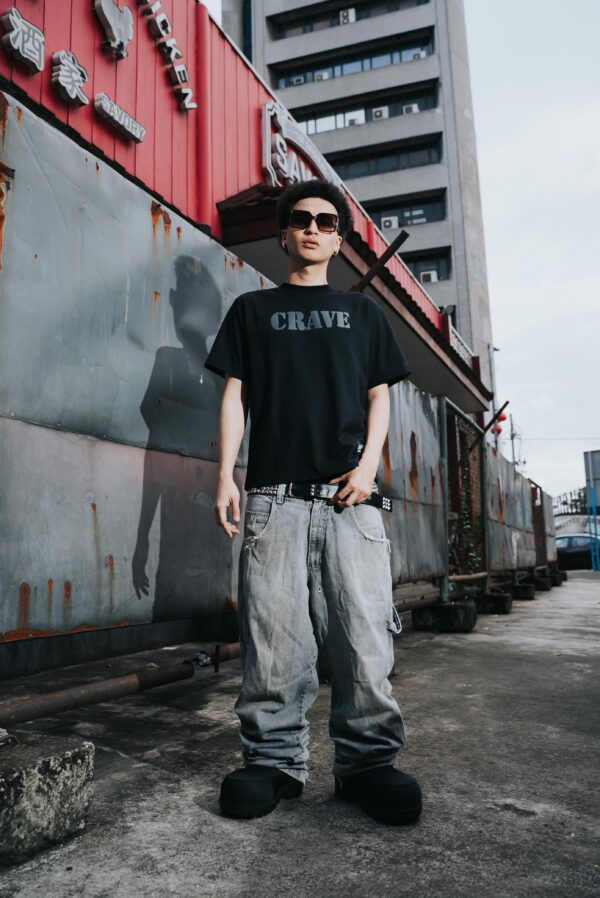 Skull Army Tee - Black