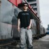 Skull Army Tee - Black