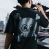 Skull Army Tee - Black