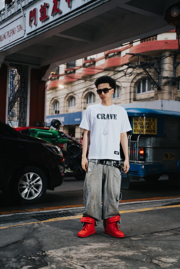 Skull Army Tee - White